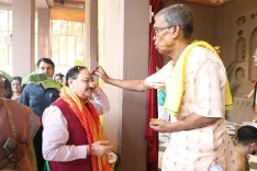 महासप्तमी पर जेपी नड्डा ने की मां दुर्गा की आराधना, देशवासियों के सुख-समृद्धि की कामना