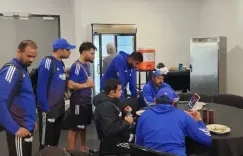 महिला विश्व कप: गौतम गंभीर, जसप्रीत बुमराह और रिंकू सिंह फाइनल मैच देखते नजर आए 