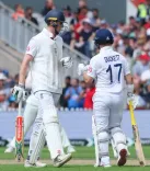 मैनचेस्टर टेस्ट : क्रॉले और डकेट का अर्धशतक, दूसरे दिन की समाप्ति पर इंग्लैंड का स्कोर 225/2 