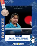 Mandaviya congratulates TOPS athlete Bhavina Patel on Asian Para Games bronze