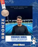 Mandaviya hails Himanshu Nandal's Bronze at Asian Para Games 2026