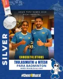 Mandaviya Hails Nitesh Kumar, Thulasimathi's Silver at Asian Para Games 2026