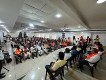 Mandaviya Holds Grassroots Dialogue With Local Body Leaders in Keshod