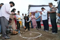 Manipur Dy CM Losii Dikho lays foundation for NE students' hostel in Pune