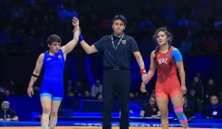 Manisha Bhanwala wins India's first gold at Senior Wrestling World Championships