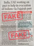 MEA debunks fake evacuation claim via Fujairah port, flags Deepfake video