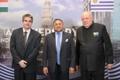 MEA Secretary Sibi George attends Uruguay National Day, pledges stronger India ties