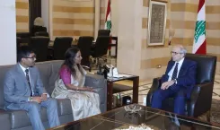 MEA's Sripriya Ranganathan meets Lebanon PM Nawaf Salam, reviews bilateral ties