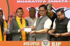 मेघालय में सियासी भूचाल: यूडीपी के 8 विधायक भाजपा में शामिल, विधानसभा में दूसरी सबसे बड़ी पार्टी बनी