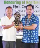 Meghalaya NPP backs Conrad Sangma's anti-uranium stand, felicitates James Sangma