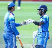 How did India achieve a record score in Men's U19 Asia Cup?