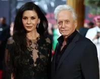 Michael Douglas says he fell in love with Catherine Zeta-Jones on screen first