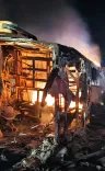 How Did 45 Passengers Survive a Bus Fire on Gwalior Highway?