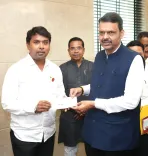 MLA Donates ₹2.51 Lakh to CM Fadnavis for Drought Relief