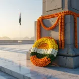 CM Bhajan Lal Sharma Lays Wreath at Bikaner Martyrs' Memorial on I-Day