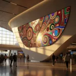CM Conrad Sangma Hails Tura Artist's Work at Navi Mumbai Airport