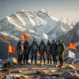 CM Dhami Flags In Historic Mount Mukut East Expedition