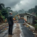 CM Dhami Inspects Nanda ki Chowki Bridge Approach Road Work