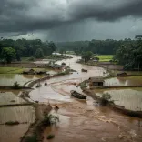 CM Fadnavis Reviews Gadchiroli Flood Crisis, 700 Evacuated