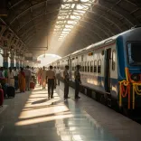 CM Sai joins railway launch event at Raipur station
