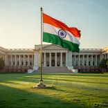 CM Samrat Choudhary Hoists Flag at Lok Sevak Awas on Independence Day