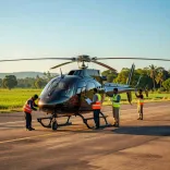CM Samrat Choudhary Launches Patna Heli Joy Ride Scheme