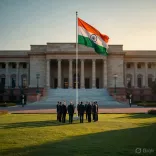 CM Yogi hoists flag at Vidhan Bhavan on 80th Independence Day