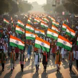 CM Yogi Leads 25,000-Strong Tiranga Yatra in Lucknow
