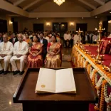 Fadnavis, Gadkari honour Charmakar students in Nagpur