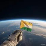 Giriraj Singh: Russian Cosmonauts Wave Tricolour from ISS on India's 80th I-Day