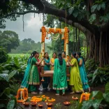 Haryana CMO extends Hariyali Teej greetings