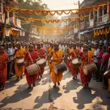 Jharkhand CMO: Adivasi Divas Procession Lights Up Ranchi