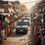 Kishan Reddy shares PM Modi's Gujarat roadshow in Banaskantha