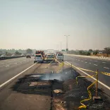 Lalan Singh mourns Yamuna Expressway bus fire victims