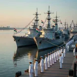 PM Modi at Tri Commissioning of INS Agray, Dunagiri & Sanshodhak
