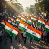 Pradhan leads Tiranga Padayatra in Sambalpur on Aug 9