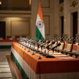 Pralhad Joshi addresses press meet in Jaipur on 'SaveDemocracy'