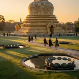 Puri inaugurates Buddha Theme Park at Kapilvastu in Siddharthnagar