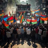 Rahul Gandhi Live-Streams Protest Against 'Vote Chori' in Delhi