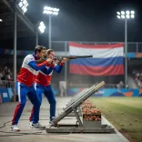 Rijiju Hails India's First Asian Games Trap Mixed Team Gold