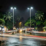 Tharoor Inaugurates High-Mast Lights in Thiruvananthapuram