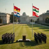 Trump Hosts China's President in White House Arrival Ceremony