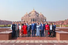 How is the Mongolian President deepening spiritual ties with India?