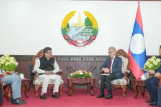 India-Laos 70 years: MoS Margherita meets Laos Deputy PM in Vientiane