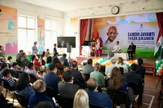 Did MoS Margherita Honor Mahatma Gandhi in Moscow?
