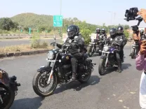 Anti-drug motorcycle rally reaches Gandhinagar ahead of National Unity Day on Oct 31