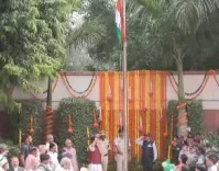 BJP chief Nitin Nabin hoists flag, rallies party for Viksit Bharat on 80th I-Day