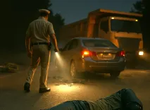 Who is Responsible for the Dumper Truck Incident Causing Multiple Injuries?