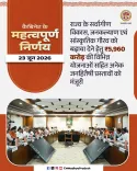 MP Cabinet Clears ₹5,960 Cr Schemes Under CM Mohan Yadav