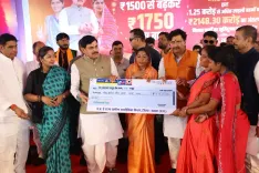 MP CM Mohan Yadav Distributes Welfare Benefits in Maihar